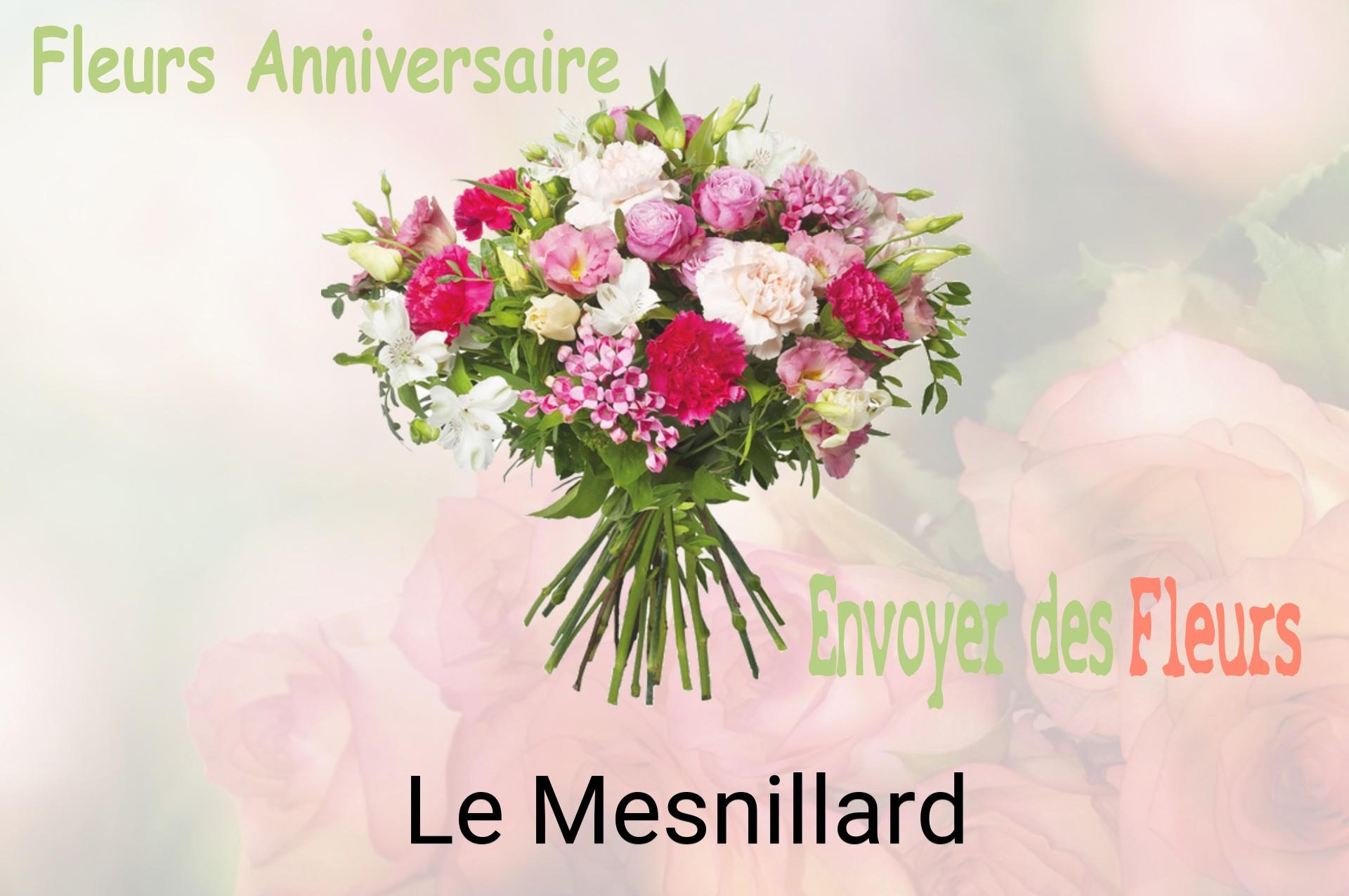Bouquet de fleurs d’anniversaire livré à Le Mesnillard