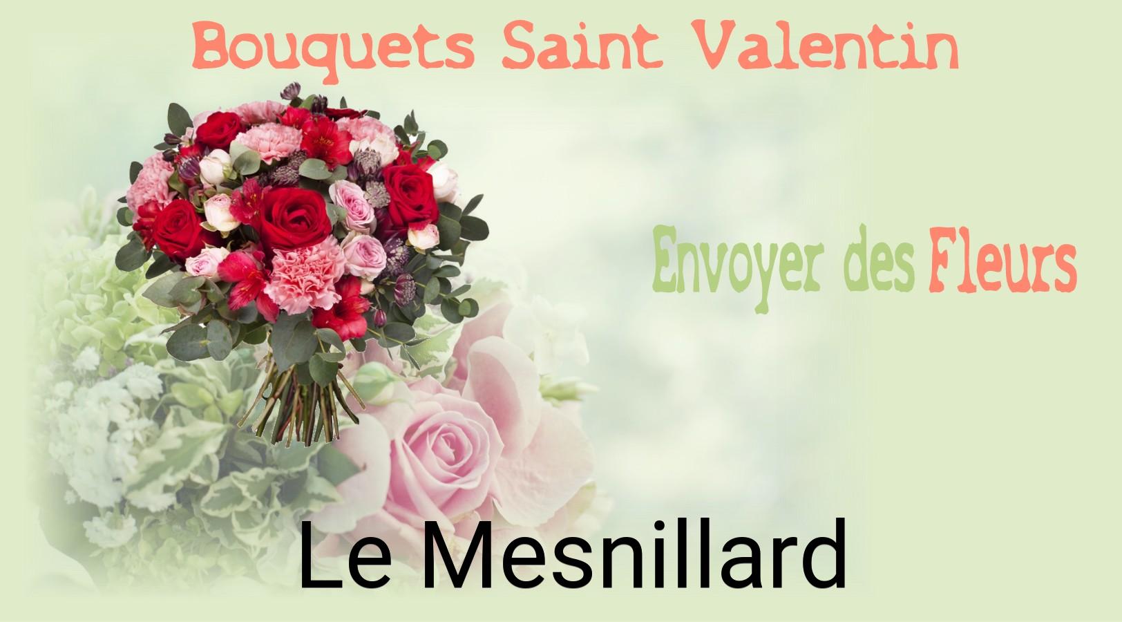 Roses de Saint-Valentin livrées à Le Mesnillard
